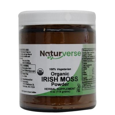 Naturverse Organic Irish Moss Thallus Powder,4 Oz