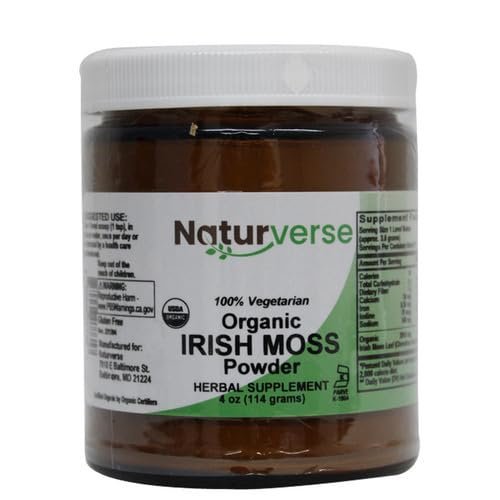 Naturverse Organic Irish Moss Thallus Powder,4 Oz