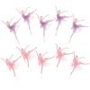 10 PCS Ballerina Girls Cupcake Topper, Ballet Cake Topper, Birthday Cake Topper,Pink Purple Tutu Girl for Dancing Princess Birthday Party, Birthday Party Cake Decoration, Studio Photo Prop view 1