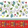 Keep Unique 20-ct 13x13 Roses Paper Decoupage Napkins, 3-Ply Serviette Tissue Luncheon Floral Napkin for Art, Dinner, and Party, Disposable Napkins (Embroidery, Pack of 4) view 1