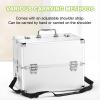 WHYATT Locking Storage Box, Medicine Box, With Portable Handle, Used for Medicine Storage and Personal Belongings Storage (Color : Silver, Size : Small) view 4