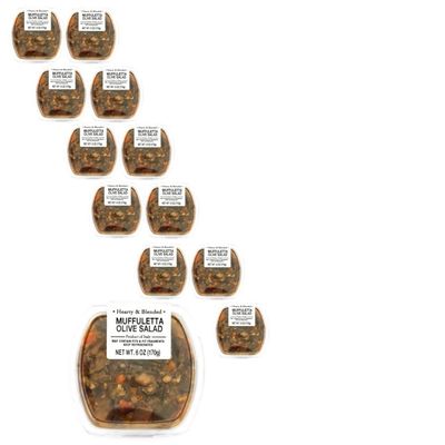Fresh Pack Muffuletta Olive Salad, 6 oz, 12 Pack
