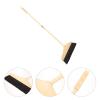 Amosfun Artificial Soft Hair Broom with Long Wood Handle, Home Kitchen Soft Bristle Sweeper Easy Sweeping Dust and Wisp Floors and Corners view 4