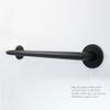 12-inch Coronado Designer Oval Bathroom Shower Grab Bar with Mitered Corners, Matte Black view 3