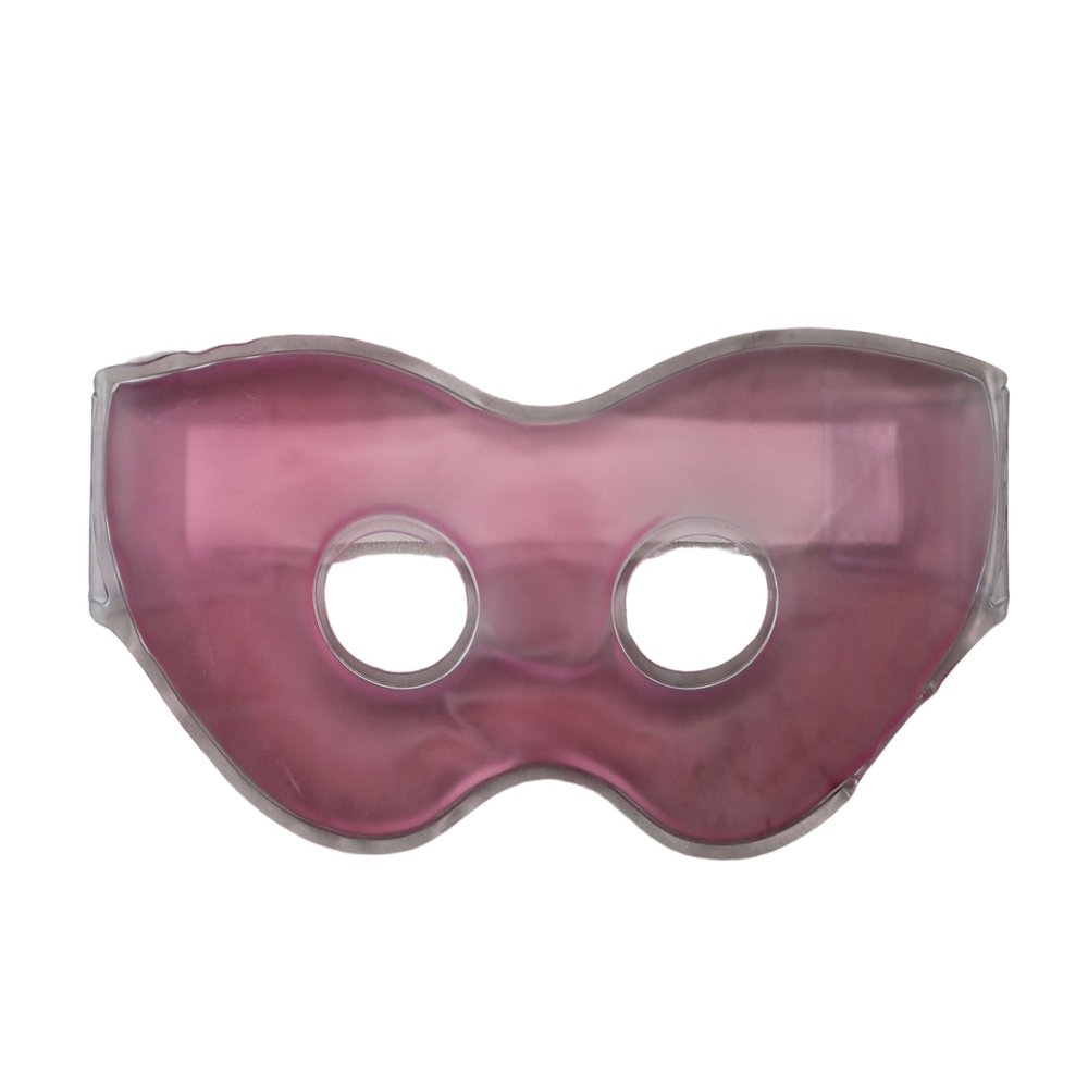 Adjustable Strap Soothing Therapeutic Gel Eye Mask for Hot or Cold Relief - Ideal for Migraine, Stress, and Puffy Eyes Spa Relieve Stress and Tension Dark Circles, Headaches, Migraines (Pink)