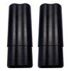 2X EWT Telescopic Airtight Cigar Travel Tube Crush Proof Humidor (2X Double, 70R), Black view 1