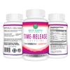 Best Earth Naturals Time Release Caffeine with L-Tyrosine, Vitamin B6, Vitamin B12, Thiamin & More - Energy Supplement for Women and Men - 40 Count view 2