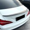 Compatible with Benz CLA-Class C117 2013-2019 CLA180 200 CLA45 AMG, Trunk Top Spoiler Lip Tail Wing Car Styling Body Kit Accessories Black,Carbon Fiber Look view 1