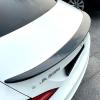 Compatible with Benz CLA-Class C117 2013-2019 CLA180 200 CLA45 AMG, Trunk Top Spoiler Lip Tail Wing Car Styling Body Kit Accessories Black,Carbon Fiber Look view 2