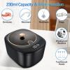 Ultrasonic Retainer Cleaner Machine - Raccomb 45kHz LED Light Ultrasonic Cleaner for Dentures, Aligner, Mouth Guard, Night Guard Cleaner, 230mL Sonic Cleaning Machine for Jewelry, Dental Appliances view 4
