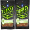Pack Of 2 Original Turkey Smokehouse Jerky Gluten Free and 96% Fat Free 2.85 oz view 1