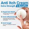 ishancare Anti Itch Cream Extra Strength, Oatmeal Soothing Skin Itch Relief Ointment for Rash, Dermatitis, Eczema, Psoriasis, Hives, Sun, Bites, Poison Ivy, Large Can 3.5 oz view 2