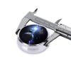 Earth and Moon Pill Box Metal Round Small Pill Case Cute 3 Compartment Pill Organizer Portable Travel Pillbox Mini Pill Container Holder for Daily Medicine Supplement Vitamin view 2