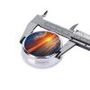 Sea and Sunset Pill Box Metal Round Small Pill Case Cute 3 Compartment Pill Organizer Portable Travel Pillbox Mini Pill Container Holder for Daily Medicine Supplement Vitamin view 2