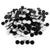 Dhoptical 100Pcs Contact lens case Colorful Contact Lens Holder Box Left/Right Eyes (Black) view 1