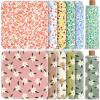 Redbaker 50 Pcs Reusable Paper Towels Paperless Reusable Cotton Cloths Toilet Absorbent Washable Paper Towels with Roll Kitchen Dishcloth for Kitchen Paperless Dishcloths(Charming) view 1