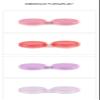Dhoptical 100Pcs Contact lens case Colorful Contact Lens Holder Box Left/Right Eyes (Red) view 4