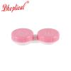 Dhoptical 100Pcs Contact lens case Colorful Contact Lens Holder Box Left/Right Eyes (Pink) view 2