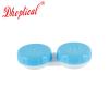 Dhoptical 100Pcs Contact lens case Colorful Contact Lens Holder Box Left/Right Eyes (Blue) view 2