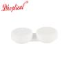 Dhoptical 100Pcs Contact lens case Colorful Contact Lens Holder Box Left/Right Eyes (White) view 2