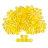 Dhoptical 100Pcs Contact lens case Colorful Contact Lens Holder Box Left/Right Eyes (Yellow transparent) view 1