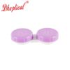 Dhoptical 100Pcs Contact lens case Colorful Contact Lens Holder Box Left/Right Eyes (Purple) view 2
