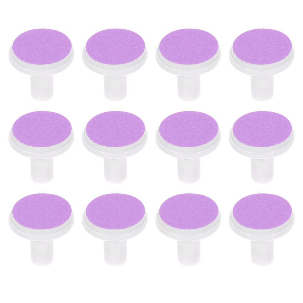 POPETPOP Baby Nail Pad Electric Nail Trimmer Grinding Heads- 12 Pcs Baby Nail File Replacement Pads Electric Baby Nail File Baby Nail Trimmer for All Brands Newborns Nail Trimmer