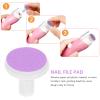 POPETPOP Baby Nail Pad Electric Nail Trimmer Grinding Heads- 12 Pcs Baby Nail File Replacement Pads Electric Baby Nail File Baby Nail Trimmer for All Brands Newborns Nail Trimmer view 4