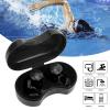 Gavigain Swimming Ear, Soft Waterproof Noise Canceling Reduction Ear Reusable Water Sports Ear with Case for Showering, Bathing, Surfing (Black) view 2