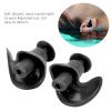 Gavigain Swimming Ear, Soft Waterproof Noise Canceling Reduction Ear Reusable Water Sports Ear with Case for Showering, Bathing, Surfing (Black) view 4