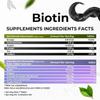 Biotin enriched with Vitamin B7 & Vitamin H | 60 Veg Tablets | Supports Healthy Hair, Skin & Nails view 2
