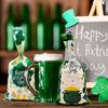 160 Pieces 4 Styles St. Patrick's Day Cellophane Treat Candy Bags with Twist Ties, Shamrock and Leprechaun Designs Clear Goodie Bags for Kids Gifts, Party Favors, and Holiday Snacks Decorations view 4