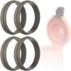 4pcs Replacement Gasket for Gatorade Water Bottle Silicone Lid Seal Ring Replacement Accessories Part for Gatorade Gx Kitchen and Dining