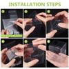 BENECREAT 30pcs 2.3x2.3x3.15inch Clear Party Favor Box Gift Wrapping Box with Film Covered for Wedding Party Decor, Choclates, Candy Cookies Favors, Valentine's Day Gift Packaging view 4