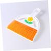 PartyKindom 2pcs Mini Dustpan and Brush Set Ergonomic Cleaning Tools for Home Kitchen Office Random Color for Quick Cleanup and view 3