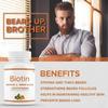 Beard Biotin- 100% Vegan, 60 Tablets (Pack of 1) | Promotes Stronger & Thicker Beard Growth, Powered with Vitamin A, Vitamin E, Vitamin B7, Keratin & Amino Acids view 4