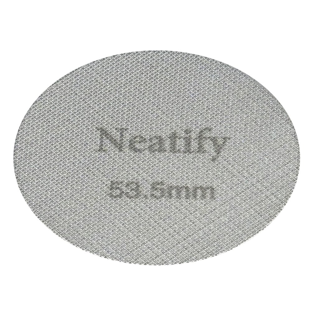 Neatify Espresso Puck Screen, Espresso Filter for 51mm/53.5mm/58.5mm 1.7mm Thickness 150m 316 Stainless Steel (53.5mm)
