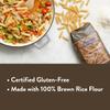 DeLallo Gluten-Free Brown Rice Penne Pasta, Non-GMO, Made in Italy, Kosher, All Natural, Tree-Nut Free,12 oz Bag, (4 Pack) view 3
