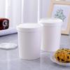 25-Pack of 32oz Eco-Friendly White Soup Bowls With Lids - Disposable Food Cups, Container for Restaurants, Take-Outs, or To-Go Lunch view 2