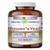 Amazing Formulas Brewers Yeast | 1500 Mg Per Serving | Tablets Supplement | Non-GMO | Gluten Free | Made in USA (1 Pack | 120 Count) view 1