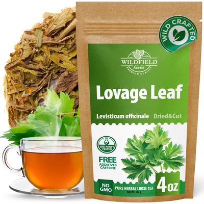 4 oz. Dried Lovage Herb Lovage Leaves Herbal Tea (Levisticum Officinale) - 113g Herb Tea Levsticum