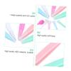 PartyKindom 10sets Lenses Tweezers and Suction Stick Remover Tool for Travel and Home Use Mixed Colors Green Blue Rosy Pink White Convenient Eyeglass Accessory Kit view 2