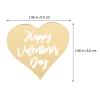 ibasenice 25pcs Valentine's Day Cake Picks Heart-shaped Cake Ornaments for Party Decorations Sturdy Inserts to Use Chic Design for Valentine's Day Celebrations view 3