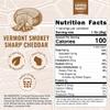 Farmers Market, Gluten Free, Keto, Paleo, Low Sodium, Zero Sugar, Wisconsin Cheese Gift Sets, 3-Pack, Vermont Smokey Sharp Cheddar view 2