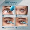 OptiWand Bullseye 2 Pack Large Soft Contact Lens Removal & Insertion Tools - Silicone Rubber Eye Lens Inserter & Remover Device with Large Pincher & Finger Grips Safe & Easy to Use, Travel Size 1.88" view 4