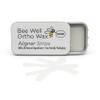 Bee Well Invisalign Wax | 100% All Natural Beeswax Aligner Kit Essential for Clear Aligners Strips | Protects & Relieves Irritation | 1 Recyclable Tin with 40 Strips view 1