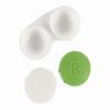 Dhoptical 50 PCS Contact lens case coloful large size Bulk Box Holder Container, Contact Lens Case Set (blue) view 3