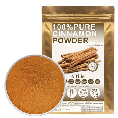 100% Natural Pure Cinnamon powder 100g/3.52oz  Delicate Flavor and Aroma, Great For Cooking, Smoothies, Lattes, Tea