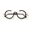 ICARA Rhinestones Reading Glasses Retro Round Diamond Blue Light Blocking Computer Glasses Readers mit Spring Hinge (black, 2, x) view 1