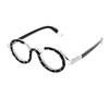 ICARA Rhinestones Reading Glasses Retro Round Diamond Blue Light Blocking Computer Glasses Readers mit Spring Hinge (black, 2, x) view 4